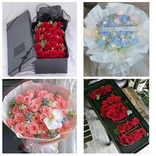 凉山州西昌市盐源德昌会理县同城鲜花店情人节送老婆玫瑰表白女友