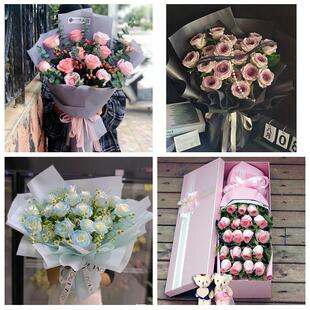 北京市顺义区李遂南彩镇北务镇同城鲜花店送11朵33枝玫瑰表白女友