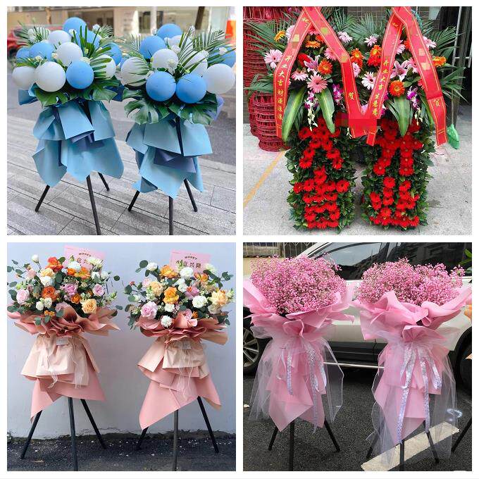 送云南省丽江市华坪县宁蒗县鲜花店同城配送大麦开业花篮公司乔迁