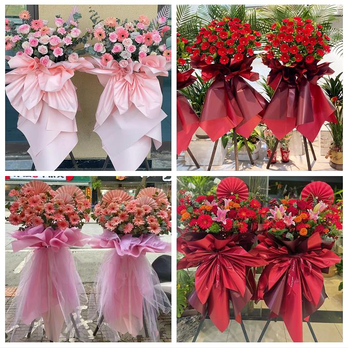 宁夏省吴忠市同心县青铜峡市同城鲜花店新店开业花篮公司乔迁开张