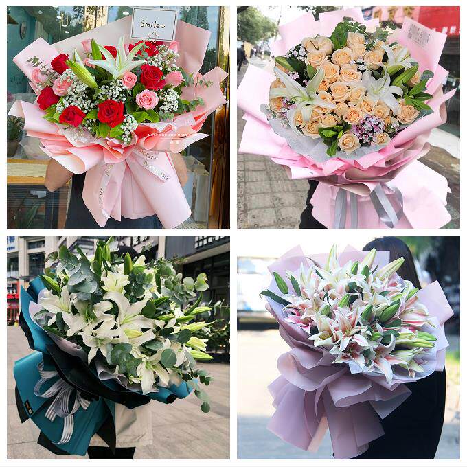 荆州市江陵县石首洪湖松滋市同城鲜花店订玫瑰百合送女友老婆生日