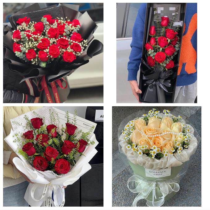 广东深圳市光明区光明公明新湖同城花店订38玫瑰鲜花送老婆女朋友