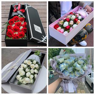 保定市涞水阜平徐水区定兴县同城鲜花店情人节送老婆玫瑰表白女友