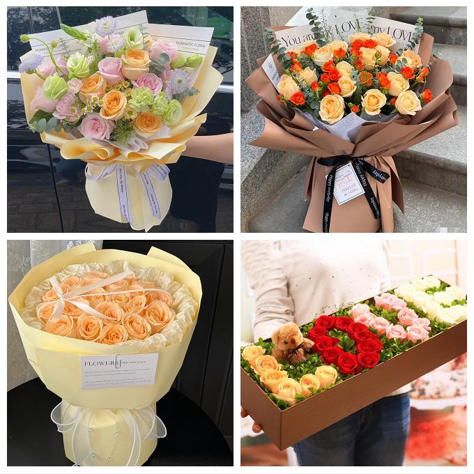 上海市浦东新区万祥老港镇附近同城鲜花店520玫瑰表白女朋友情人