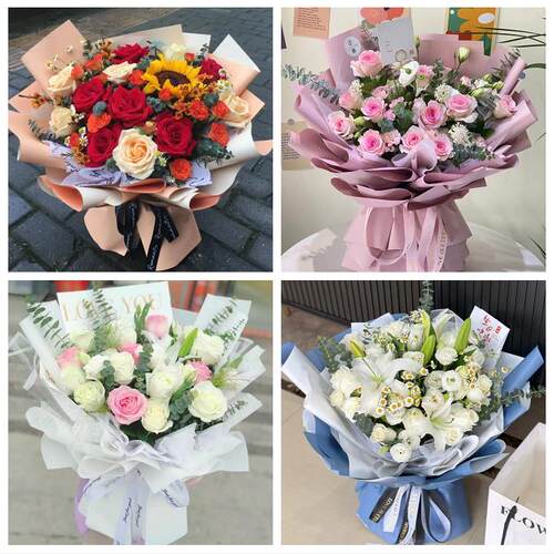 上海长宁区程家桥北新泾新泾同城鲜花店玫瑰向日葵绣球送朋友生日