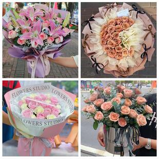 湖北咸宁市崇阳县通山县赤壁市鲜花店同城配送女朋友情人节红玫瑰