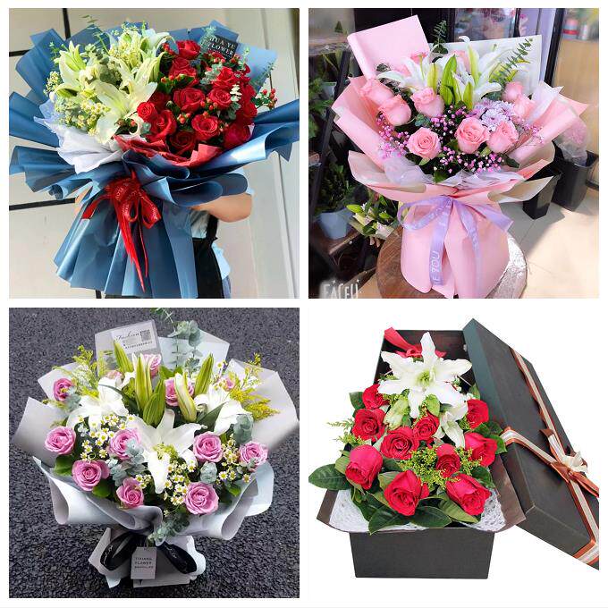 送常州市天宁区钟楼区新北区同城鲜花店订玫瑰百合送女友老婆生日