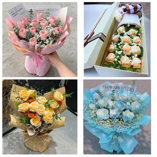 北京朝阳团结湖六里屯八里庄同城鲜花店情人节送老婆玫瑰表白女友