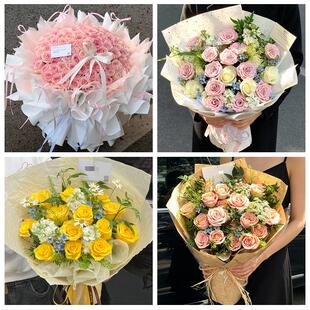 北京昌平区城北南口马池口地区同城鲜花店老婆女友生日送玫瑰表白