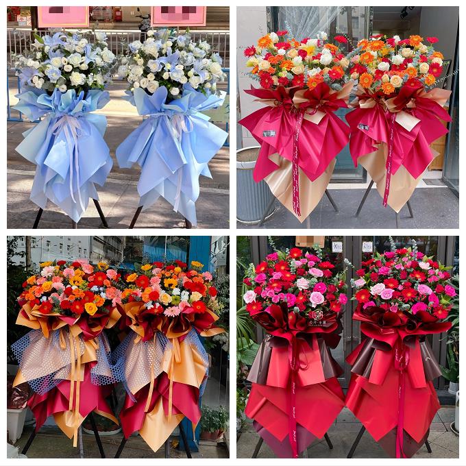 衡阳市南岳区衡阳衡南衡山县鲜花店同城配送商务周年庆典开业花篮