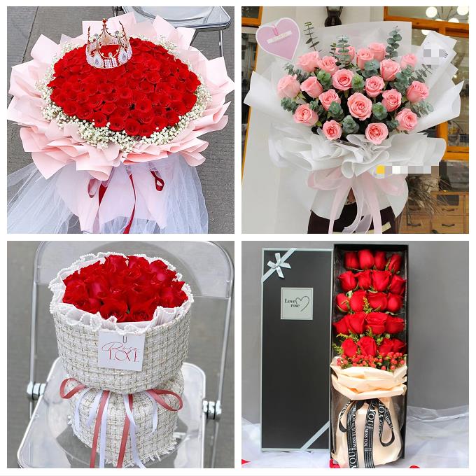 北京市大兴区清源街道亦庄旧宫同城鲜花店纪念日送玫瑰花女友生日