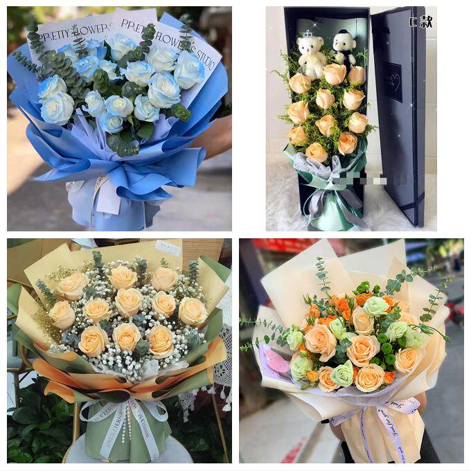 上海市奉贤区奉城镇庄行金汇镇同城鲜花店订情人节玫瑰送女友老婆