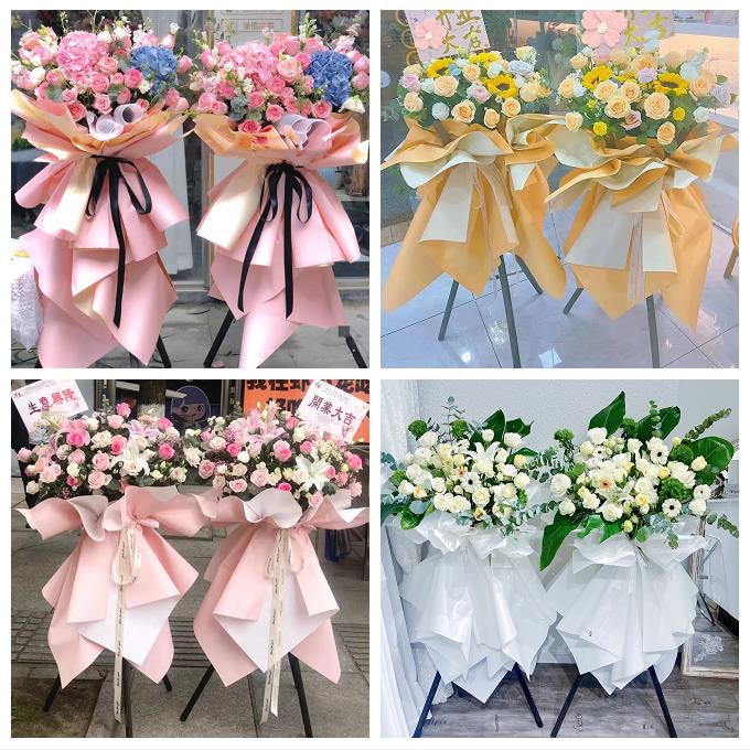 上海市宝山区友谊路吴淞张庙同城鲜花店新店铺开业花篮送朋友公司