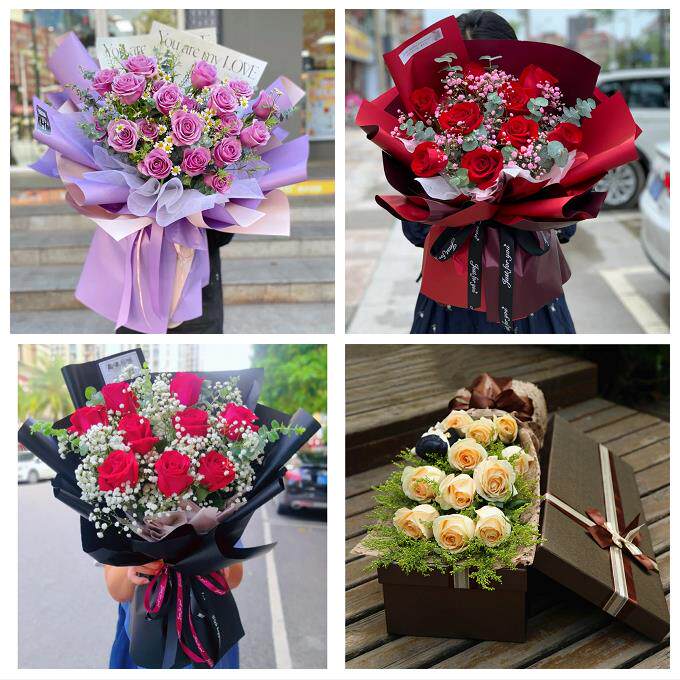 湖北恩施市利川市建始县巴东县同城鲜花店送11朵33枝玫瑰表白女友