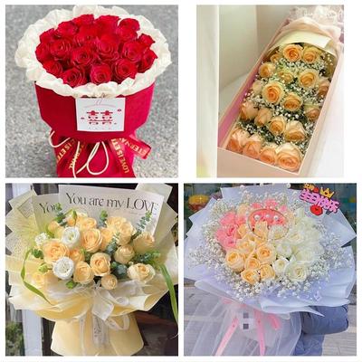 湖南益阳市桃江县安化县沅江市同城鲜花店订情人节玫瑰送女友老婆