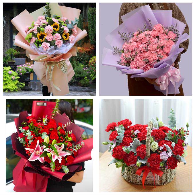 南通市如东启东如皋市海门市同城鲜花店38女王节康乃馨送妈妈婆婆