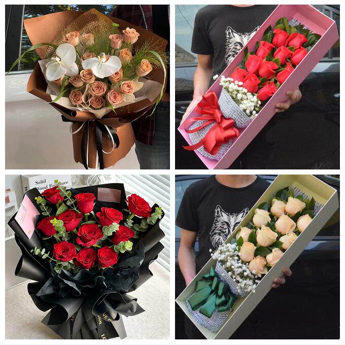 广东湛江市廉江市雷州市吴川市鲜花店同城配送女朋友情人节红玫瑰