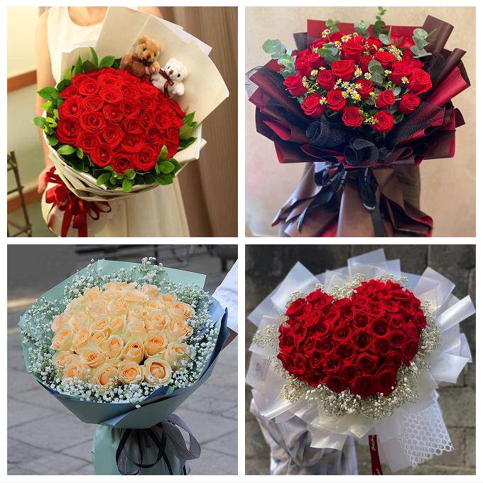 江西抚州市宜黄金溪资溪广昌县同城鲜花店送11朵33枝玫瑰表白女友