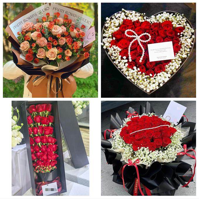 山东济宁市鱼台金乡嘉祥汶上县同城鲜花店圣诞平安夜玫瑰花束礼盒