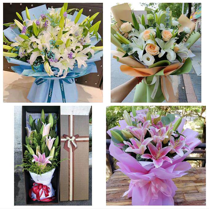 中卫市沙坡头区中宁县海原县同城鲜花店订玫瑰百合送女友老婆生日