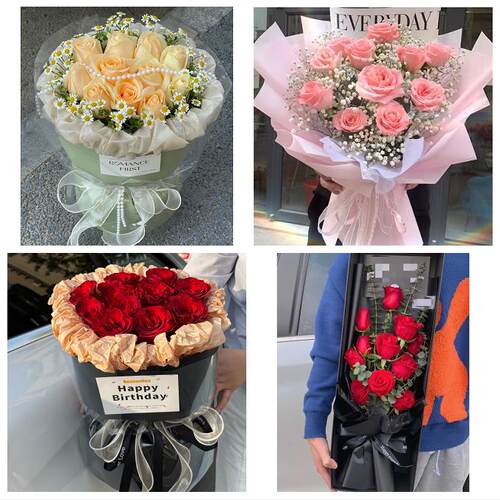 山西大同市平城区云冈区新荣区同城花店订38玫瑰鲜花送老婆女朋友