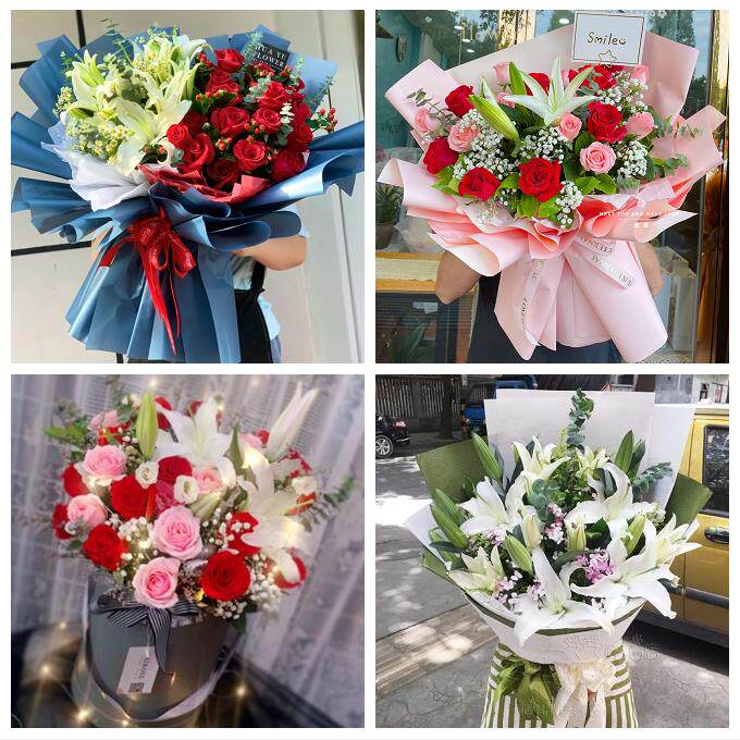 送盐城市响水县滨海县阜宁县同城鲜花店订玫瑰百合送女友老婆生日