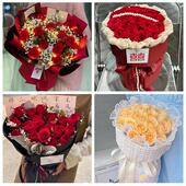 通化市东昌区二道江区辉南县同城鲜花店情人节玫瑰花束礼盒送女友
