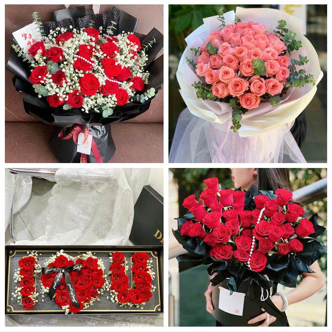 送衢州市开化县龙游县江山市同城鲜花店平安夜玫瑰礼盒送女友老婆