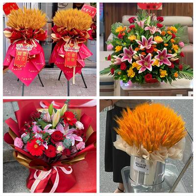 订开业花篮送朋友公司乔迁双鸭山尖山岭东四方台宝山区同城鲜花店