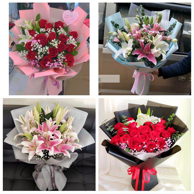 送濮阳市华龙区清丰县南乐县同城鲜花店订玫瑰百合送女友老婆生日