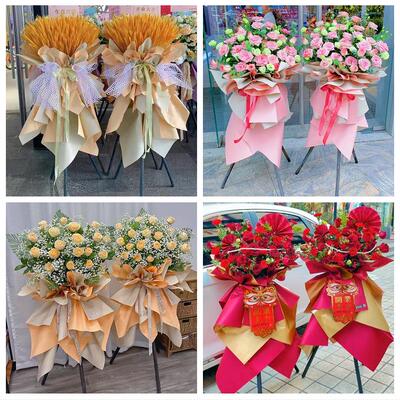 送潮州市湘桥区潮安区饶平县鲜花店同城配送大麦开业花篮公司乔迁