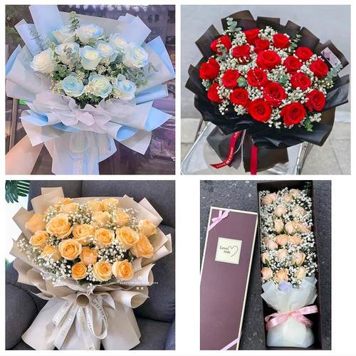 北京门头沟永定龙泉军庄妙峰山鲜花店同城配送女朋友草莓玫瑰花束