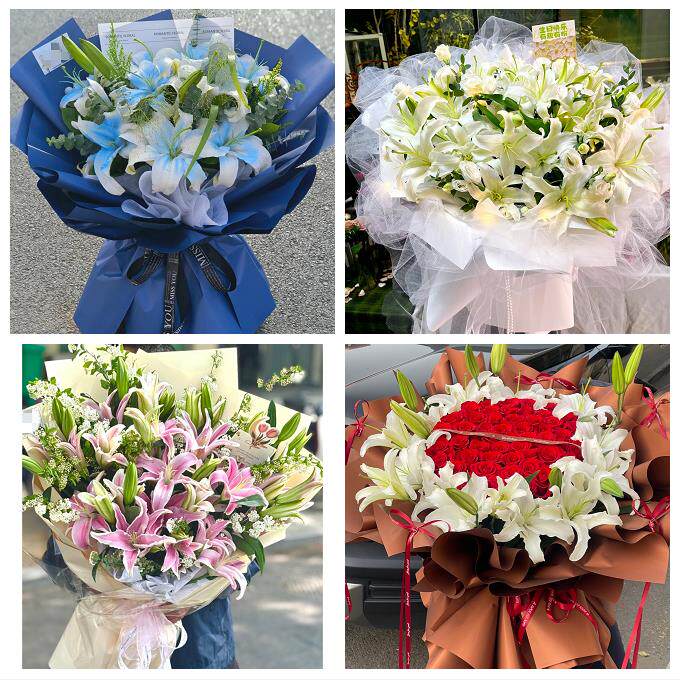江苏南通市如东启东如皋海门市同城鲜花店送玫瑰百合花束老婆生日