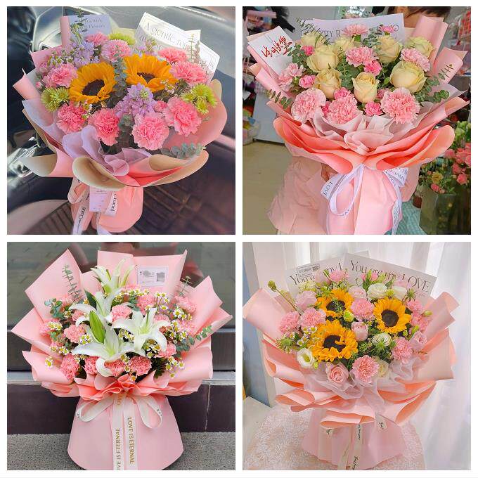 北京大兴区亦庄黄村旧宫瀛海同城鲜花店订康乃馨送长辈生日看病人