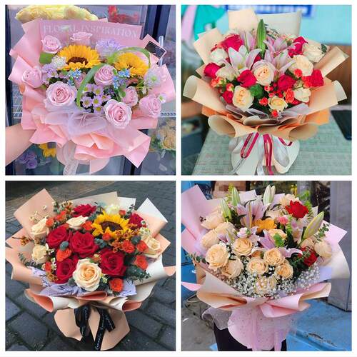 清远市清城清新区佛冈阳山县同城鲜花店玫瑰向日葵绣球送朋友生日
