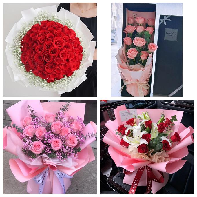 贵阳市南明云岩区花溪乌当区同城鲜花店脱单表白玫瑰花束送女朋友