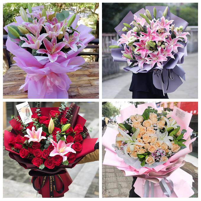 上海市奉贤区南桥奉城庄行镇同城鲜花店订玫瑰百合送女友老婆生日