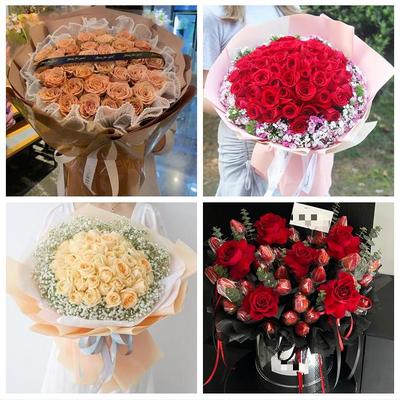 深圳市大鹏新区大鹏南澳葵涌街鲜花店同城配送女朋友草莓玫瑰花束