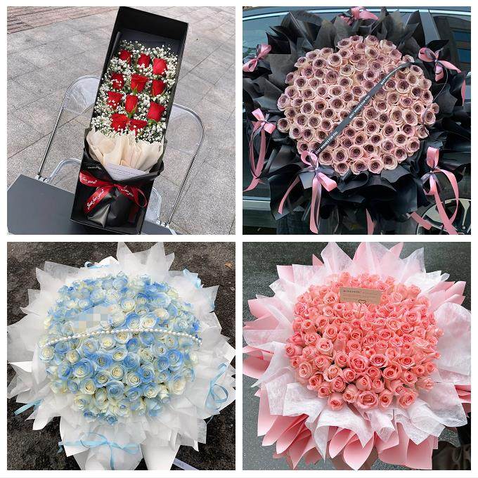 山西临汾襄汾洪洞县古县安泽县同城鲜花店圣诞平安夜玫瑰花束礼盒