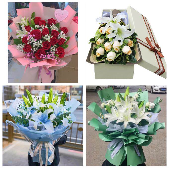送洛阳市洛宁县伊川县偃师市同城鲜花店订玫瑰百合送女友老婆生日