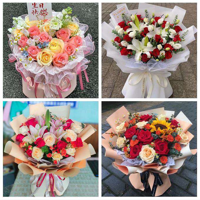 北京市房山区东风迎风星城街同城鲜花店玫瑰向日葵绣球送朋友生日