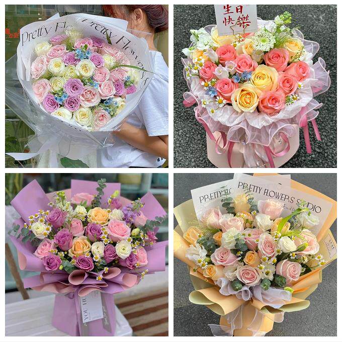 雅安市雨城名山区荥经汉源县同城鲜花店玫瑰向日葵绣球送朋友生日