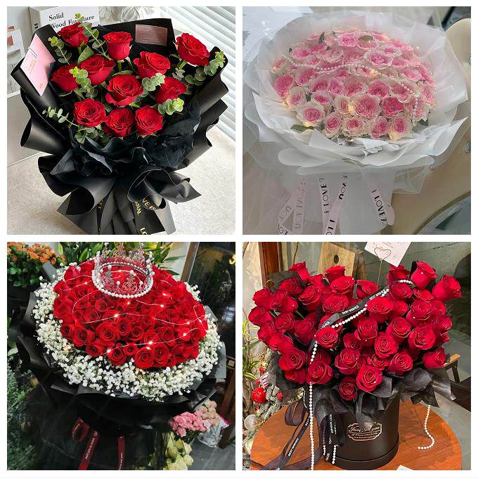 黑龙江佳木斯市向阳区前进郊区鲜花店同城配送女朋友情人节红玫瑰