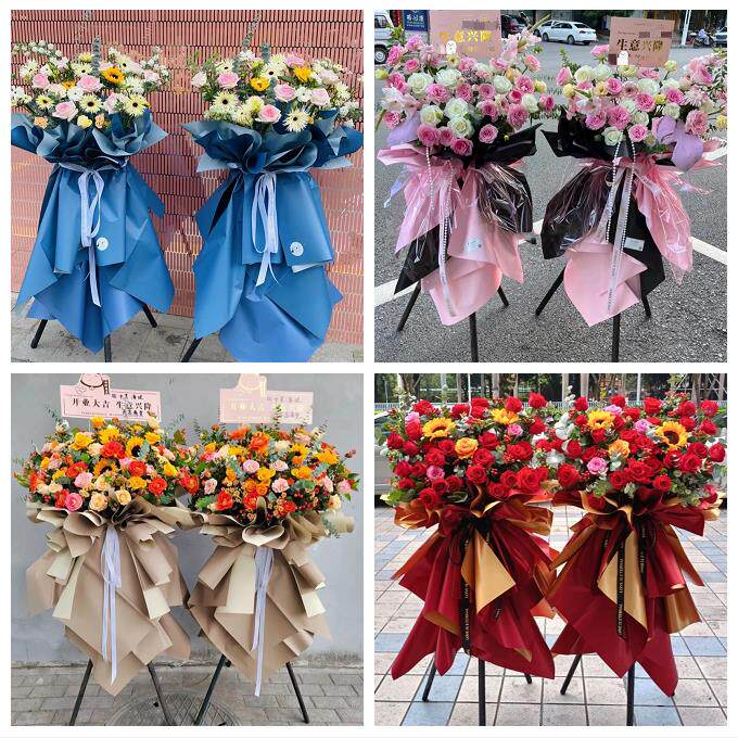 送鹰潭市月湖区余江县贵溪市鲜花店同城配送大麦开业花篮公司乔迁