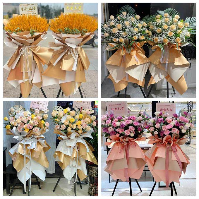 送丽江市古城区玉龙县永胜县同城花店开业乔迁鲜花大麦花篮送朋友