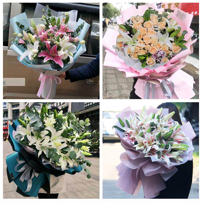 重庆巫溪石柱秀山酉阳彭水县同城鲜花店订玫瑰百合送女友老婆生日