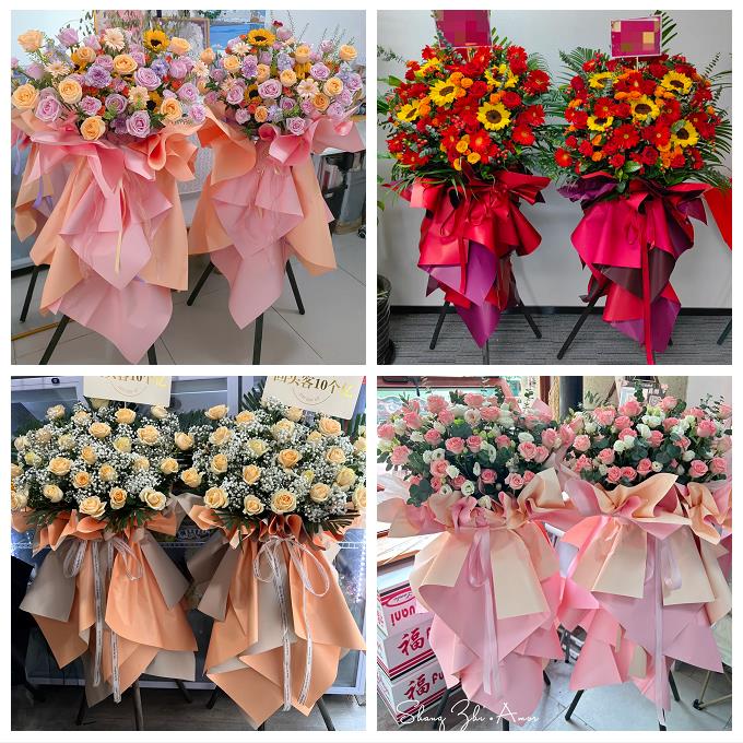 雅安市雨城名山区荥经汉源县同城鲜花店订开业花篮送朋友公司乔迁