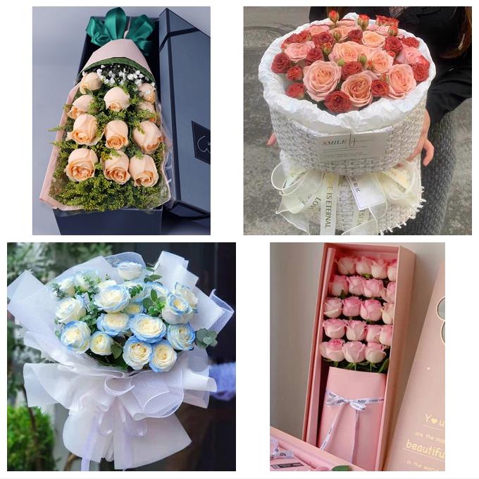 内蒙古呼和浩特和林格尔武川县鲜花店同城配送女朋友情人玫瑰花束