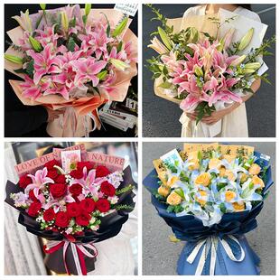 上海市浦东沪东新村金杨新村同城鲜花店玫瑰百合花束送老婆女朋友