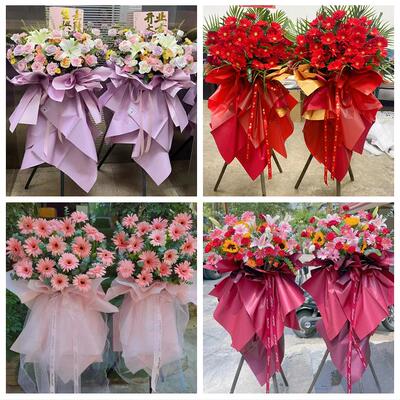 送湖南娄底市冷水江市涟源市同城花店开业乔迁鲜花大麦花篮送朋友